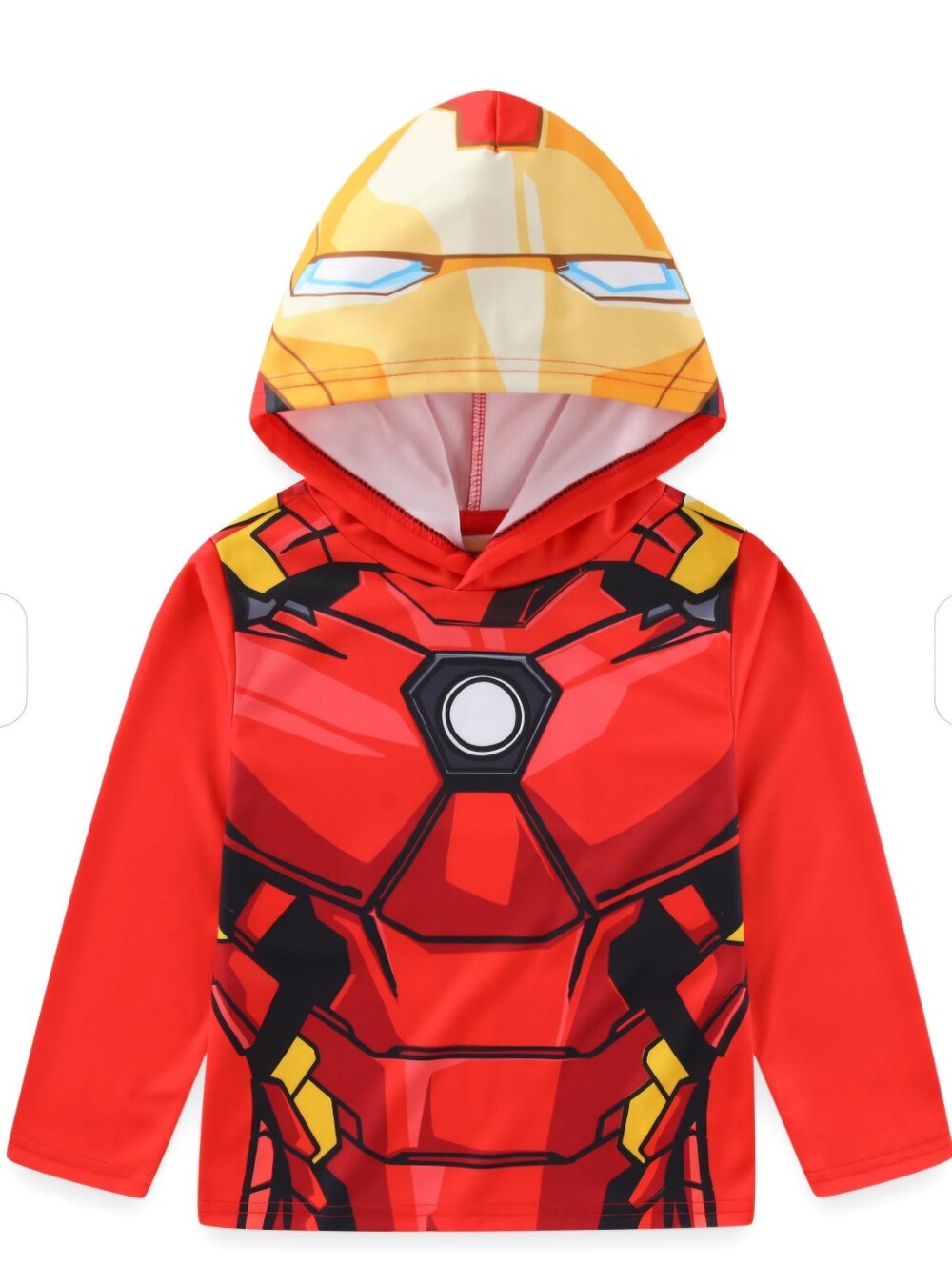 Red And Yellow Boys Hoodie